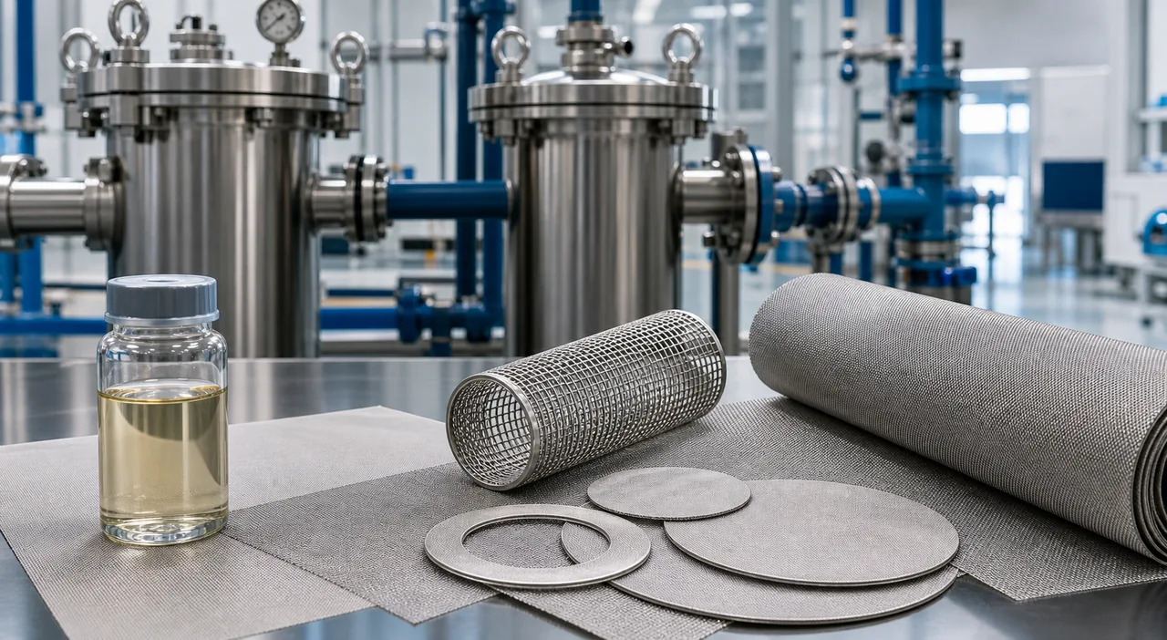 316L Stainless Steel Filter Mesh for Chemical & Oil Filtration