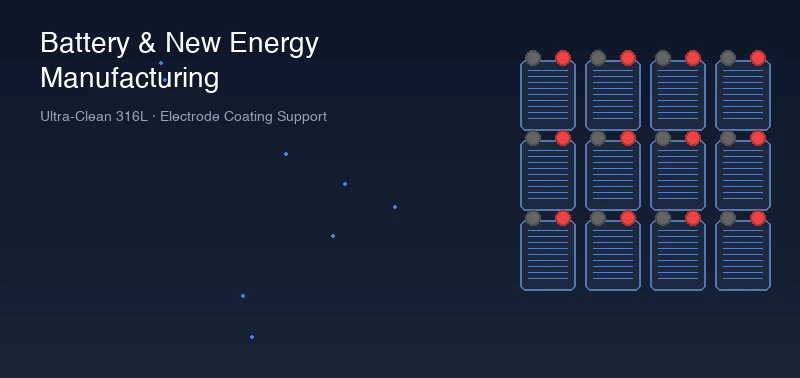 Ultra-clean 316L stainless steel mesh for lithium-ion battery electrode coating and new energy manufacturing
