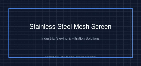 Stainless Steel Mesh Screen: Industrial Sieving and Filtration Solutions for Chemical, Food, and Mining