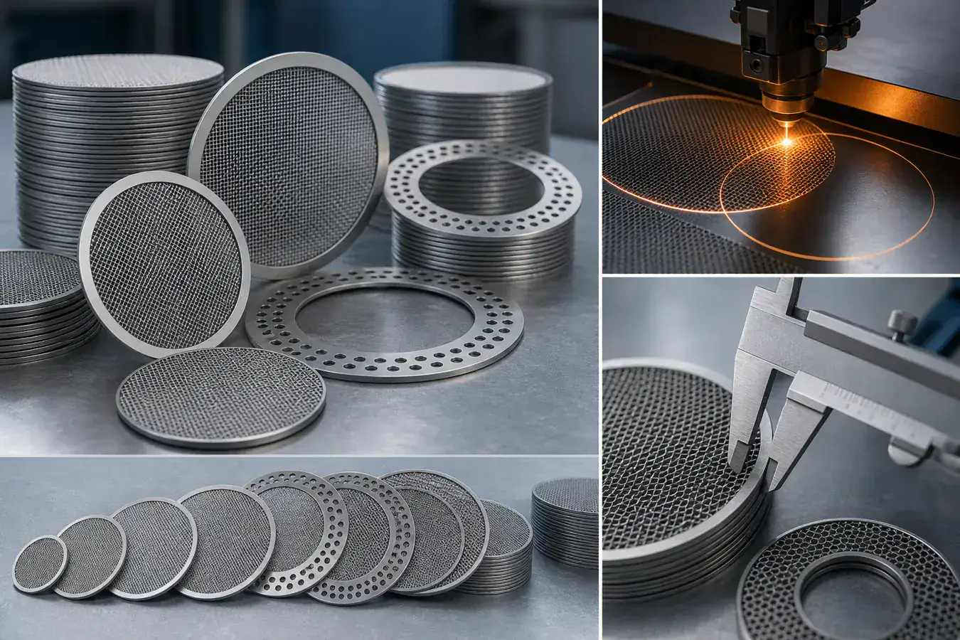 Custom Stainless Steel Filter Discs: Laser Cut Mesh Disc Supplier Guide