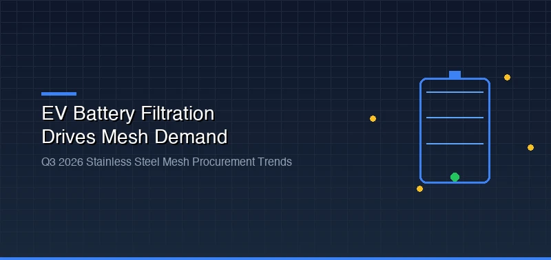 EV Battery Manufacturing Boom Drives Stainless Steel Mesh Filtration Demand in Q3 2026