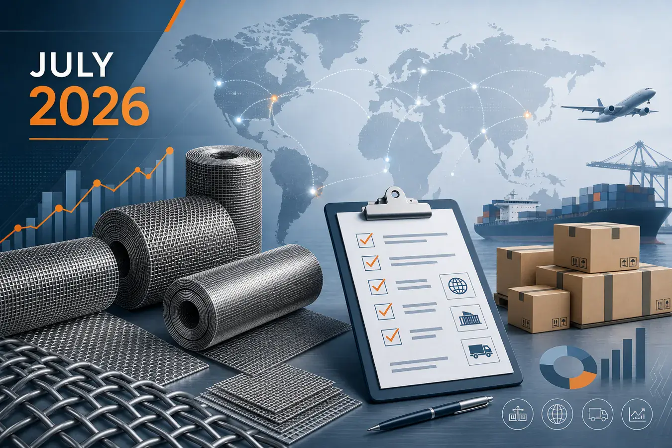 July 2026 Stainless Steel Mesh Procurement Update: Lead Time, Packing and RFQ Checks