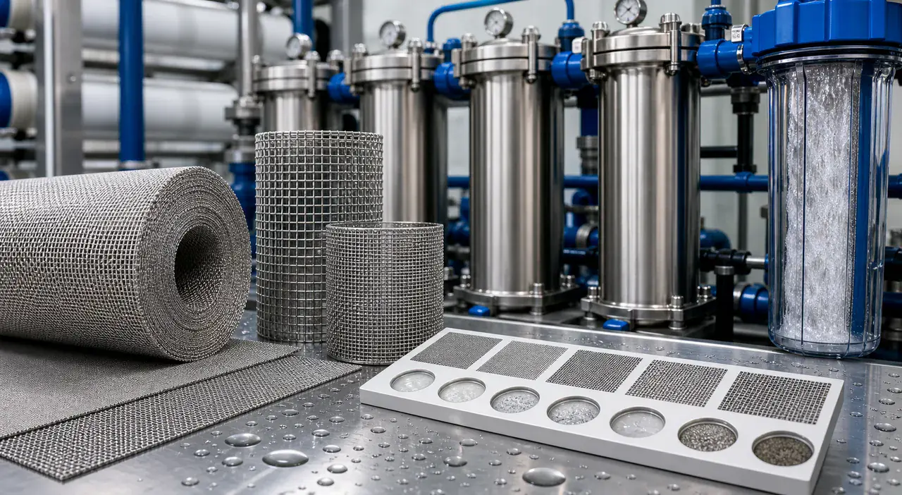 Water Treatment Stainless Steel Filter Mesh Selection Guide